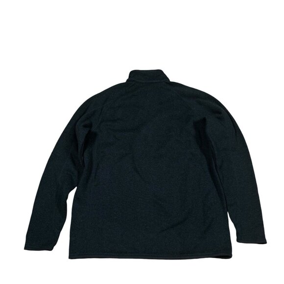 Patagonia 1/4 Zip Better Sweater Charcoal Gray Fleece Jacket w Logo Men's Sz XL - Picture 4 of 10